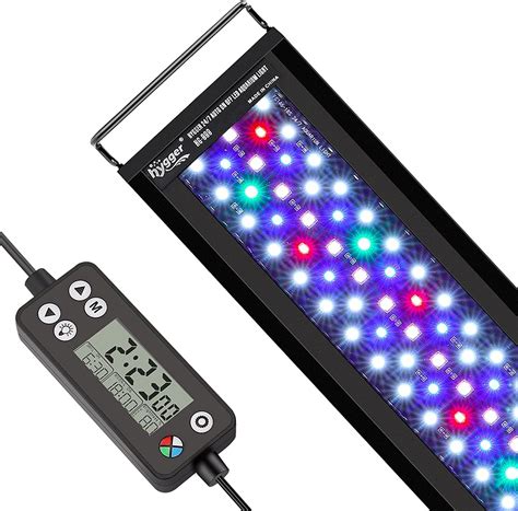 hygger aquarium lights|hygger Auto On Off LED Aquarium Light, Full Spectrum .